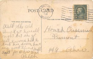 Lansing Michigan 1921 Postcard State Capitol