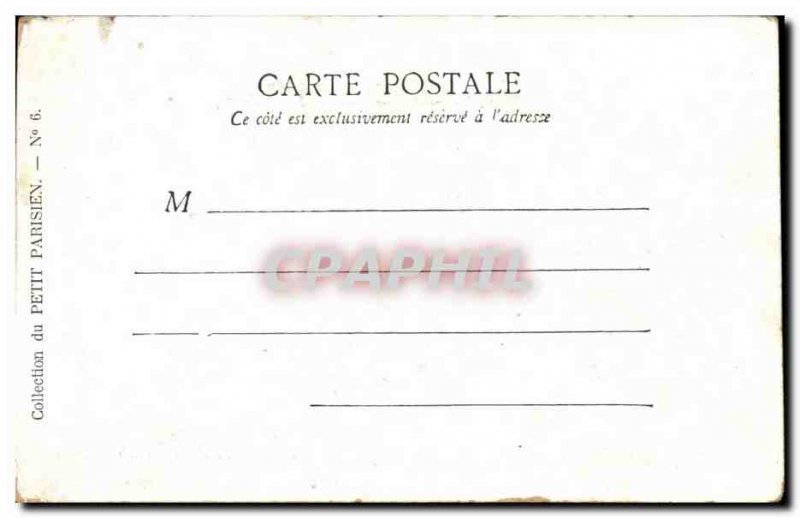 Paris Old Postcard Pantheon