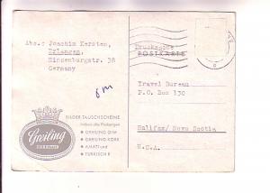 Heiligenblut mit Grob Glockner, Austria, Advertising Back, Greiling Cigarettes