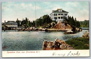 Riverside Rhode Island~Narragansett Bay Squantum Club~Colonial Revival~c1908 PC