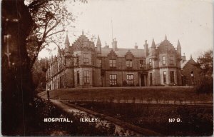 Hospital Ilkley Yorkshire England No 9 Unused Real Photo Postcard G73