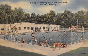 Municipal swimming pool In Bob Noble Park Paducah Kentucky  