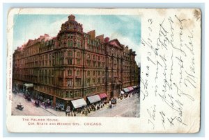 1908 The Palmer House Cor. State And Monroe Sts. Chicago Illinois IL Postcard