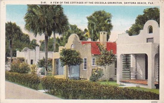 Florida Daytona Beach A Few Of The Cottages At The Osceola Gramatan