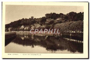 Old Postcard Epinal Quai De Dogneville