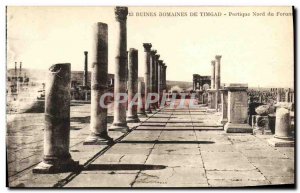 Postcard Ancient Roman Ruins From Timga Forum North Portico