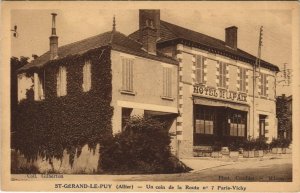 CPA saint-gerand-le-puy a corner of Highway no. 7-Hotel de la paix (1221313) 