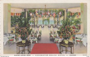 CHICAGO , Illinois ,1930-40s ; Marine Dining Room, Edgewater Beach Hotel