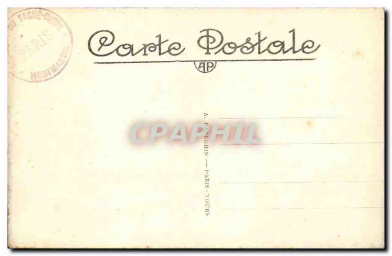 Paris Postcard Old funicular Montmartre Sacre Coeur