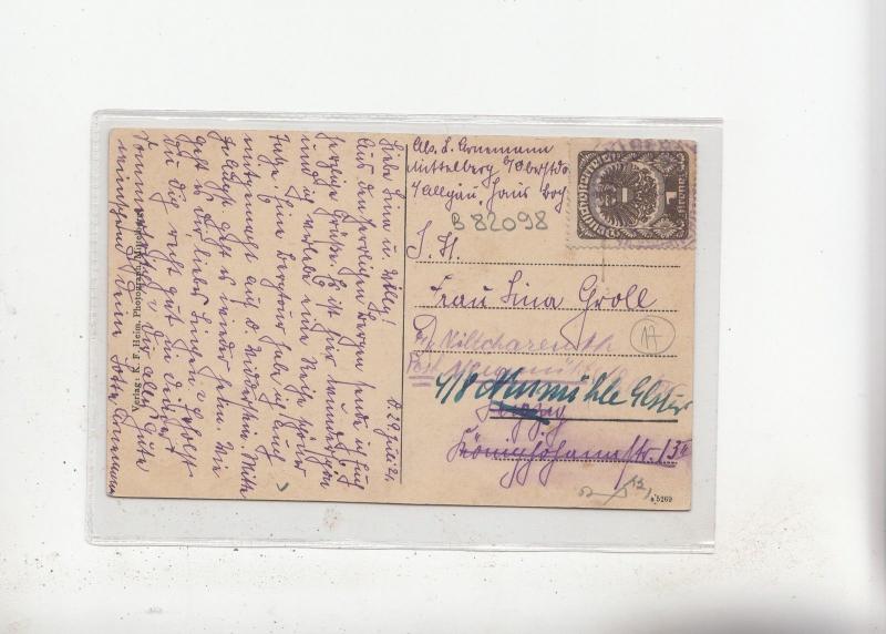 B82098 mittelberg von sudost k l walserthal b obersdorf germany front back image