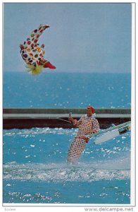 Clowns on skis , Watershow , CNE , Toronto , Ontario , Canada , 60-80s