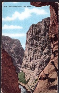 Colorado Royal Gorge from Below pm1912 - DB