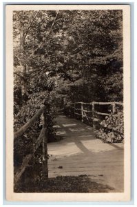 c1907 Seneca Park Bridge View Rochester New York NY RPPC Photo Unposted Postcard