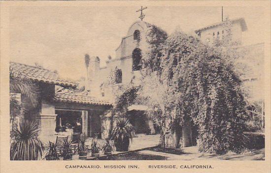 Campanario Mission Inn Riverside California Albertype