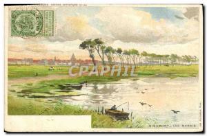 Old Postcard Nieufort Marshes