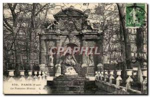 Paris Old Postcard The Medici Fountain