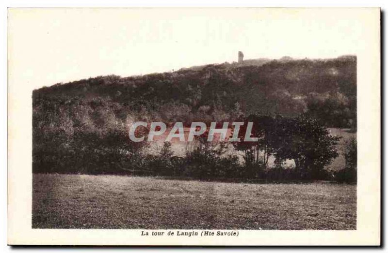 Old Postcard Tower of Langin