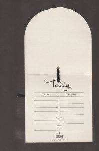 Vintage HALLOWEEN c1940 BRIDGE TALLY JOL Jack O'Lantern GIBSON EX CARPENTIER