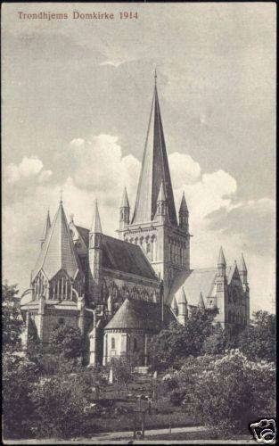 norway norge, TRONDHJEM, Domkirke, Church (1914)