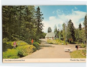 Postcard The Chalet at Centennial Park Thunder Bay Ontario Canada