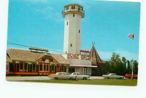 Postcard Michigan Curio Fair Gift Shop Indian Goods Tepee Lighthouse  # 3153A