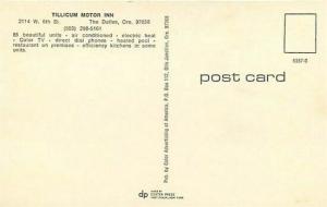 OR, Dalles, Oregon, Tillicum Motor Inn, Dexter Press 6357-D