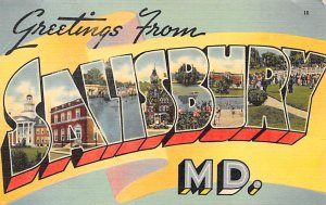 Greetings from Salisbury Greetings from, Maryland MD