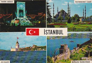 Multi View Greetings From Istanbul Turkey