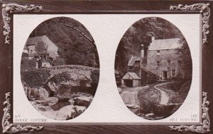 England Ivy Bridge Cottage and The Mill Cottage Rotograph Real Photo