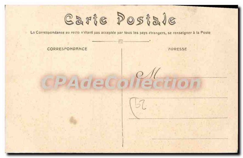 Old Postcard Roscoff Boulevard Beach