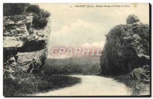 Old Postcard Poligny Roche Percee and Vaux Vallee