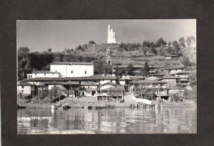 Mexico State of Michoacán Isla Janitzio Real Photo RPPC Tarjeta Postal Postcard