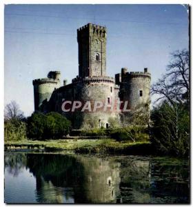 Postcard Modern Castles In Limousin Montbrun military fortress