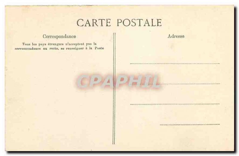 Old Postcard Montigny sur Arve E and the main Chateau Facade