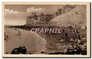 Ault - View from the Beach - Old Postcard