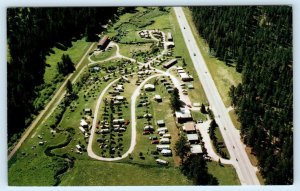 HILL CITY, SD ~ Roadside CROOKED CREEK RESORT RV Park Campground   Postcard