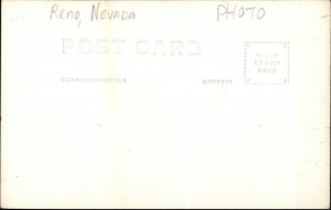 Reno NV Truckee River Unused Real Photo Postcard