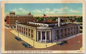 M-6658 U S Post Office And Ohio Power Co Building Canton Ohio