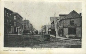 Main St. in Calais, Maine