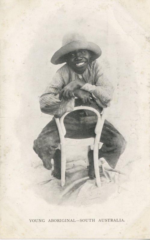 Young Aboriginal Boy South Australia AU Indigenous Australians Postcard E4