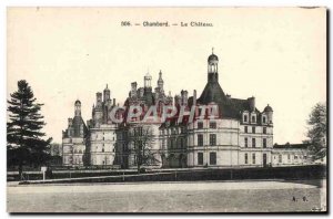 Old Postcard Chambord Castle