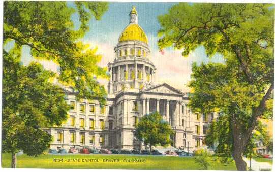 State Capitol in Denver Colorado CO, Linen