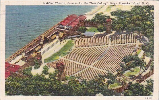Outdoor Theatre Famous For The Lost Colony Plays Roanoke Island North Carolina