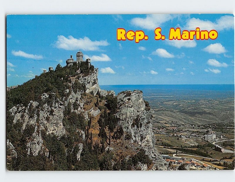 Postcard Second Tower and general view, Repubblica Di San Marino