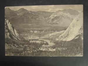 BANFF ALBERTA Valley of the Bow c1910 Postcard