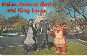 Lot244 baloo colonel hathi and king louie disneyland jungle book usa california