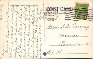 Postcard BUILDING SCENE Robinson Illinois IL AM5746