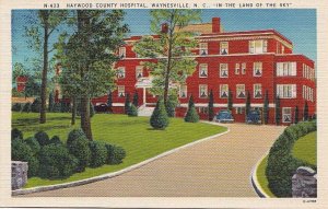 Postcard Haywood County Hospital Waynesville NC