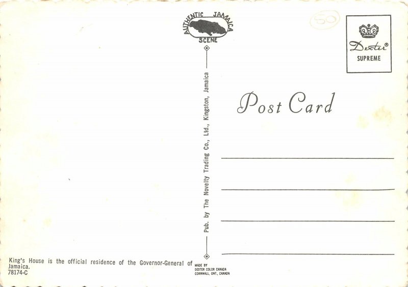 Lot154 king s house governor general of jamaica caribbean