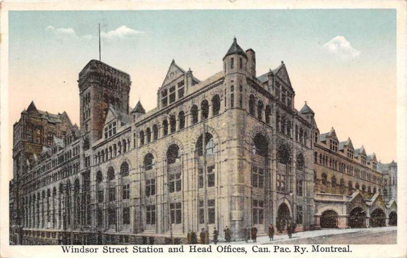 Montreal    Windsor Street Station and Head Offices, Canadian Pacific RR